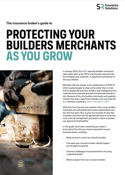 insurance broker's guide to builders merchants ebook cover